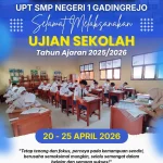 Pelaksanaan Ujian Sekolah Tahun Ajaran 2025/2026